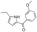 Methanone, (5-ethyl-1H-pyrrol-2-yl)(3-methoxyphenyl)- (9CI) Structure
