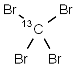 CARBON-13C TETRABROMIDE Structure