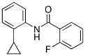 Benzamide, N-(2-cyclopropylphenyl)-2-fluoro- (9CI) Structure