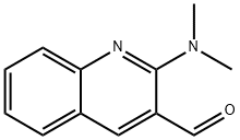 2-(二甲基氨基)-3-喹啉甲醛, 728035-61-8, 结构式