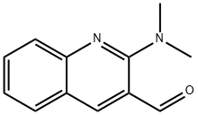 2-(DIMETHYLAMINO)-3-QUINOLINECARBALDEHYDE Structure