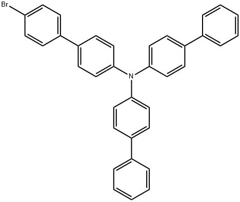 N,N-二联苯基-4-(4'-溴苯基)苯胺,728039-63-2,结构式
