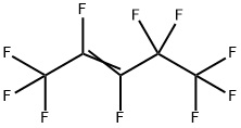 DECAFLUOROPENT-2-ENE Struktur