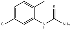 1-(5-氯-2-甲基苯基)-2-硫脲, 72806-61-2, 结构式