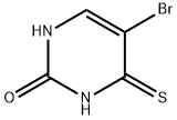 5-Bromo-4-thioxo-3,4-dihydro-1H-pyrimidin-2-one 化学構造式