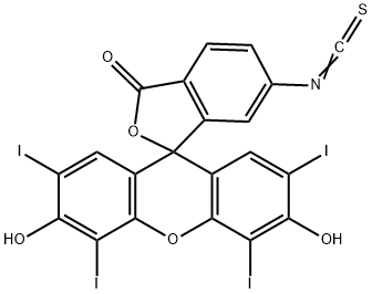 ERYTHROSIN B ISOTHIOCYANATE, ISOMER II Struktur