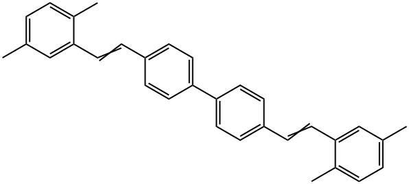 4,4'-双(2,5-二甲基苯乙烯)联苯,72814-85-8,结构式