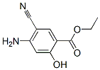 ethyl 4-amino-5-cyanosalicylate Struktur