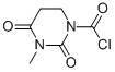 1(2H)-Pyrimidinecarbonylchloride,tetrahydro-3-methyl-2,4-dioxo-(9CI) Struktur