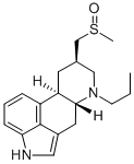 亚砜基甲磺酸培高利特, 72822-01-6, 结构式