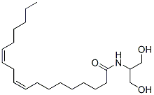 2-(linoleoylamino)-1,3-propanediol Structure