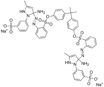 2-[[5-氨基-3-甲基-1-(3-磺苯基)-1H-吡唑-4-基]偶氮]-苯磺酸-1,1