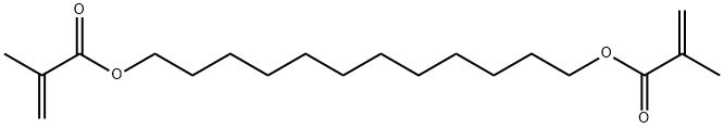 2-甲基-2-丙烯酸-1,12-十二双醇酯, 72829-09-5, 结构式