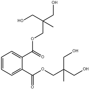 1,2-Benzenedicarboxylic acid bis[3-hydroxy-2-(hydroxymethyl)-2-methylpropyl] ester 结构式