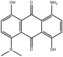 1-Amino-5-(dimethylamino)-4,8-dihydroxy-9,10-anthracenedione Structure