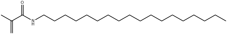N-オクタデシルメタクリルアミド 化学構造式