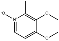 3,4-二甲氧基-2-甲基吡啶-N-氧化物 结构式