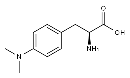 DL-4-(Dimethylamino)phenylalanine Struktur