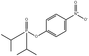 Diisopropylphosphinic acid p-nitrophenyl ester Struktur