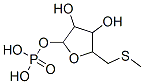 [3,4-dihydroxy-5-(methylsulfanylmethyl)oxolan-2-yl]oxyphosphonic acid Structure