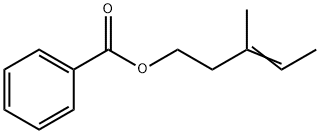 3-methylpent-3-en-1-yl benzoate Structure