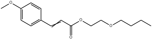 3-(4-Methoxyphenyl)propenoic acid 2-butoxyethyl ester,72845-39-7,结构式
