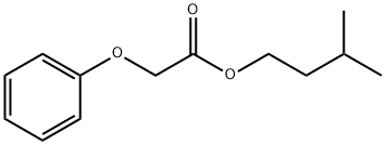 フェノキシ酢酸3-メチルブチル 化学構造式