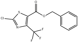 benzyl 2-chloro-4-(trifluoromethyl)thiazole-5-carboxylate Struktur