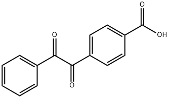 4-(2-Oxo-2-phenyl-acetyl)-benzoic acid 化学構造式