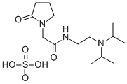 硫酸普拉西坦,72869-16-0,结构式