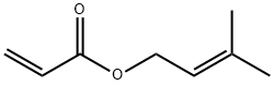 Propenoic acid 3-methyl-2-butenyl ester 结构式