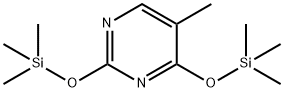 BIS(O-TRIMETHYLSILYL)THYMINE Structure