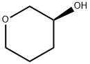 (S)-テトラヒドロ-2H-ピラン-3-オール 化学構造式