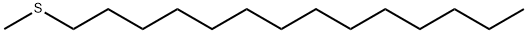 METHYL TETRADECYLSULFIDE Structure