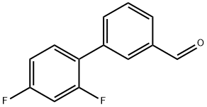 3-(2,4-二氟苯基)苯甲醛, 728918-77-2, 结构式