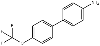 4-[4-Tトリフルオロメトキシ)フェニル]アニリン 化学構造式