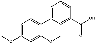 2,4-DIMETHOXYBIPHENYL-3-CARBOXYLIC ACID, 728919-16-2, 结构式