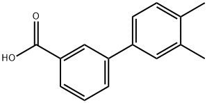 3',4'-DIMETHYL-BIPHENYL-3-CARBOXYLIC ACID Struktur