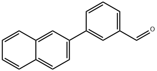 3-(6-(Methoxycarbonyl)naphthalen-2-yl)benzaldehyde Struktur