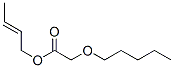 2-(Pentyloxy)acetic acid 2-butenyl ester|