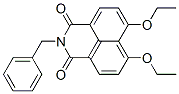 6,7-diethoxy-2-(phenylmethyl)-1H-benz[de]isoquinoline-1,3(2H)-dione Structure