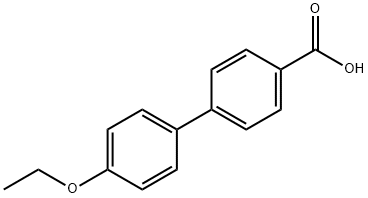 4-エトキシ-4'-ビフェニルカルボン酸 化学構造式