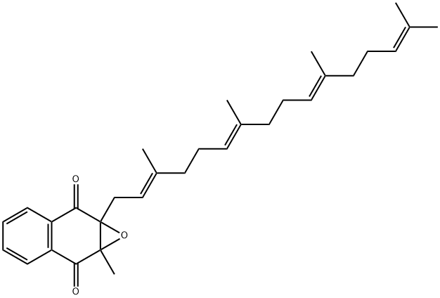 Menaquinone 4 2,3-Epoxide Structure