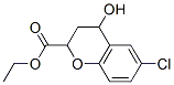 ethyl-6-chloro-4-hydroxychroman-2-carboxylate Structure