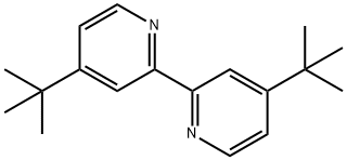 4,4'-二叔丁基-2,2'-二吡啶,72914-19-3,结构式