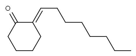 2-octylidenecyclohexan-1-one Struktur