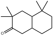 octahydro-3,3,5,5-tetramethylnaphthalene-2(1H)-one Struktur