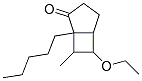 6-ethoxy-7-methyl-1-pentylbicyclo[3.2.0]heptan-2-one Structure
