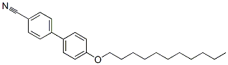 4'-(undecyloxy)[1,1'-biphenyl]-4-carbonitrile Struktur