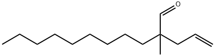 2-Methyl-2-(2-propenyl)undecanal 结构式